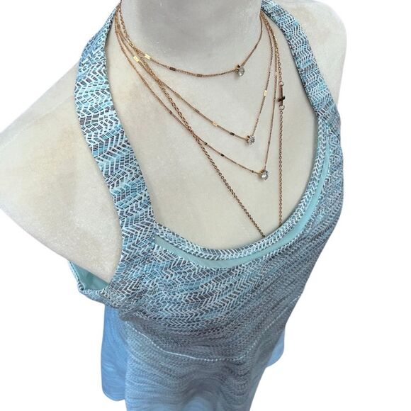 MPG Mondetta Performance Gear Travel Athletic Sundress Size Large Blue - Picture 4 of 16